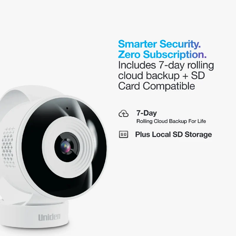 Uniden 2K Indoor Camera (White)
