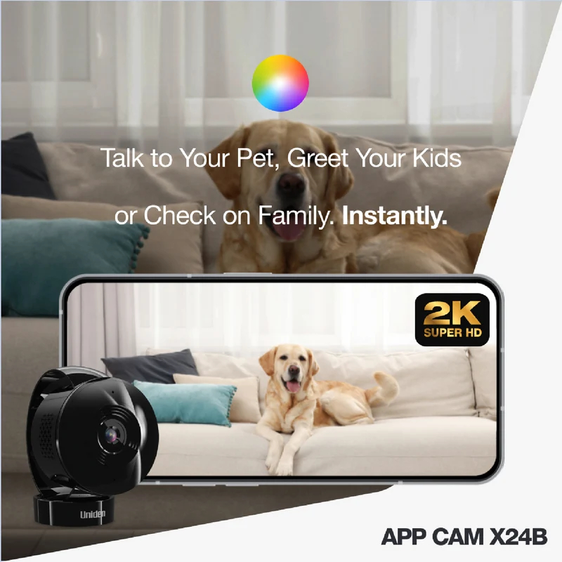 Uniden 2K Indoor Camera (Black)