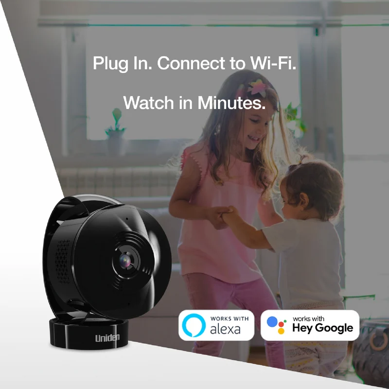 Uniden 2K Indoor Camera (Black)