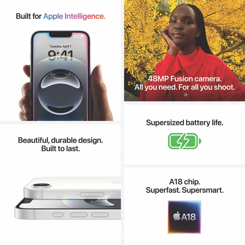 Apple iPhone 16e 256GB White