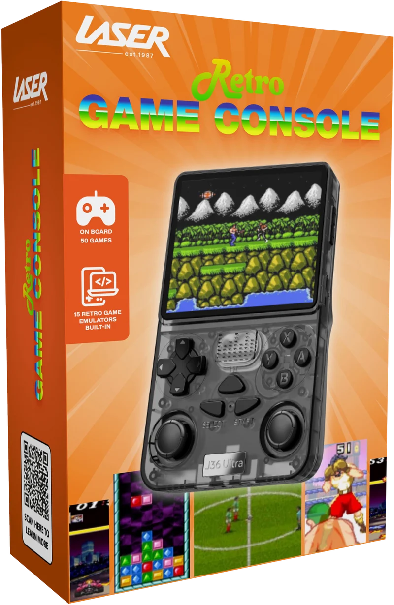 Laser 3.5" Handheld Retro Gaming Console