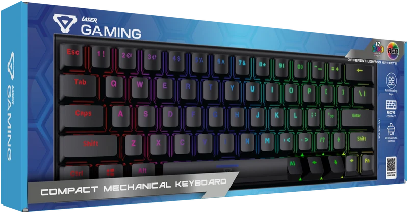 Laser Compact RBG Mechanical Gaming Keyboard