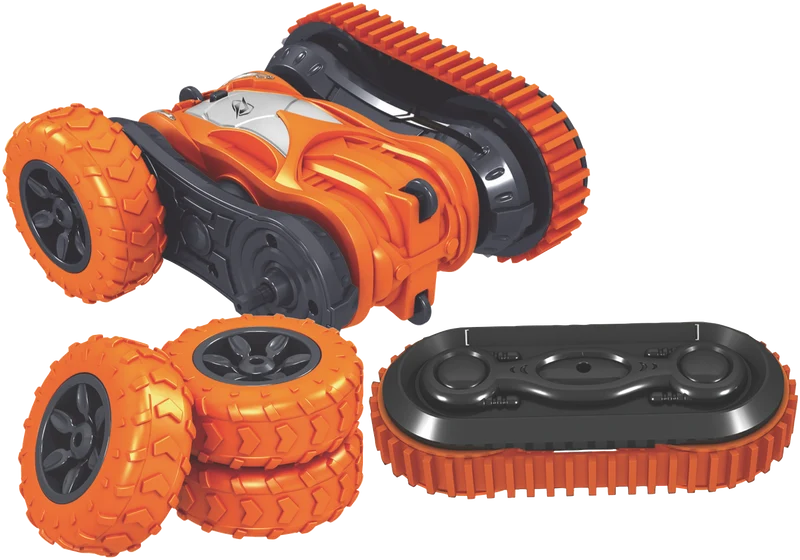 Techxtras Remote Control Stunt Car (Red)