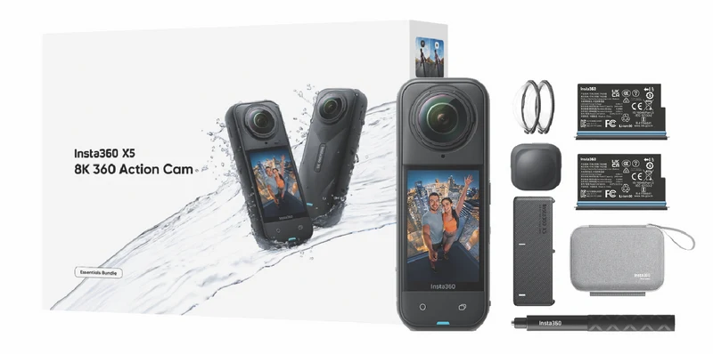 Insta360 X5 360 Camera Essentials Bundle