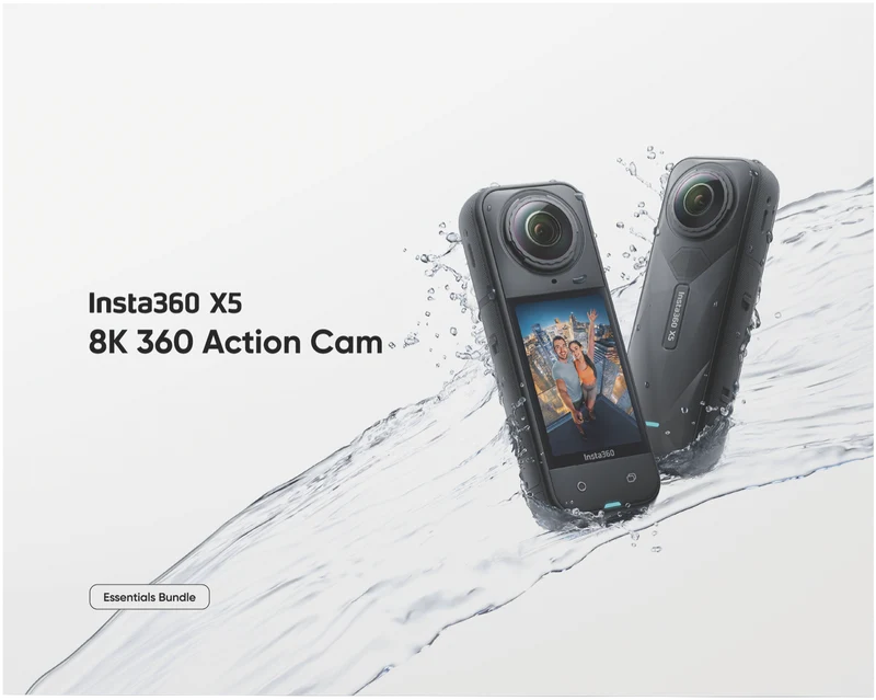 Insta360 X5 360 Camera Essentials Bundle