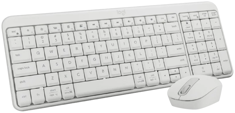 Logitech MK250 Bluetooth Wireless Keyboard & Mouse (Off-White)