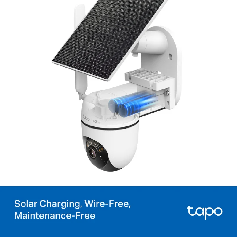 TP-LINK 2K Solar-Powered Pan/Tilt 4G LTE Security Camera