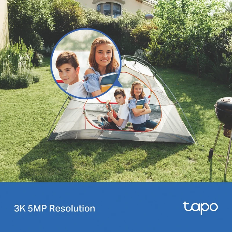 TP-LINK 3K Indoor/Outdoor Pan & Tilt Home Security Camera