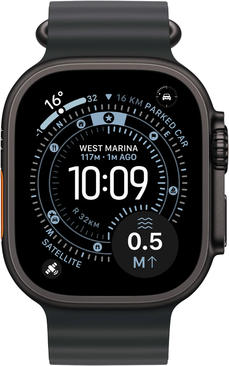 Apple Watch Ultra 3GPS + Cellular49mmBlack Titanium Case - Black Ocean Band