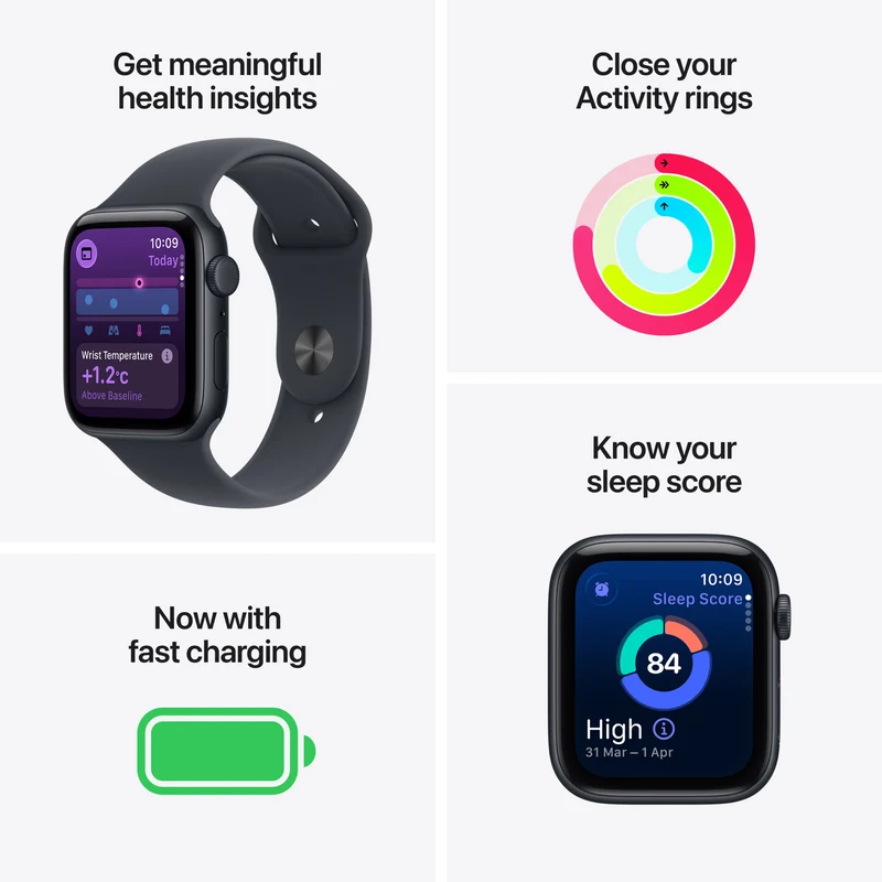 Apple Watch SE 3GPS 40mmStarlight Aluminium Case - Starlight Sport Band S/M