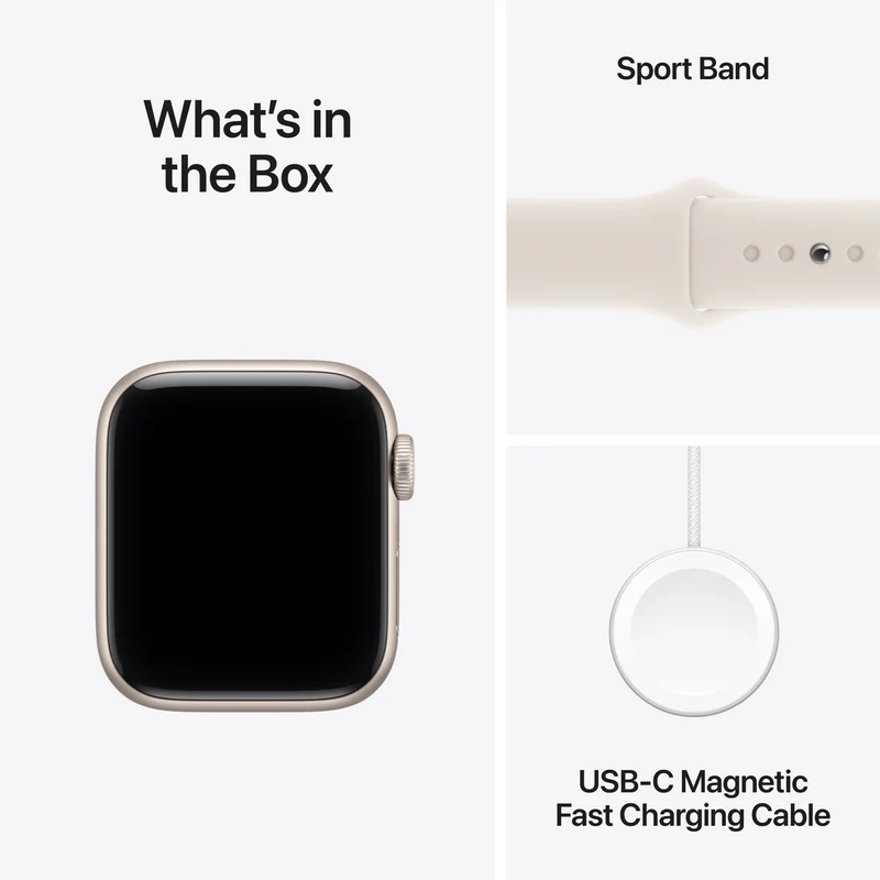 Apple Watch SE 3GPS 40mmStarlight Aluminium Case - Starlight Sport Band S/M