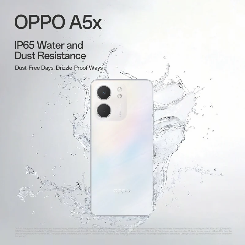 OPPO A5x 128GB Laser White