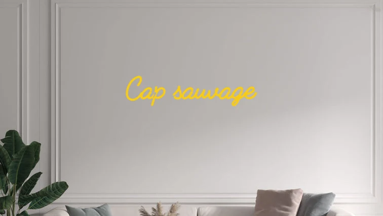 Custom text: Cap sauvage