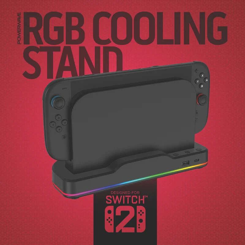 Powerwave Nintendo Switch 2 RGB Cooling Stand