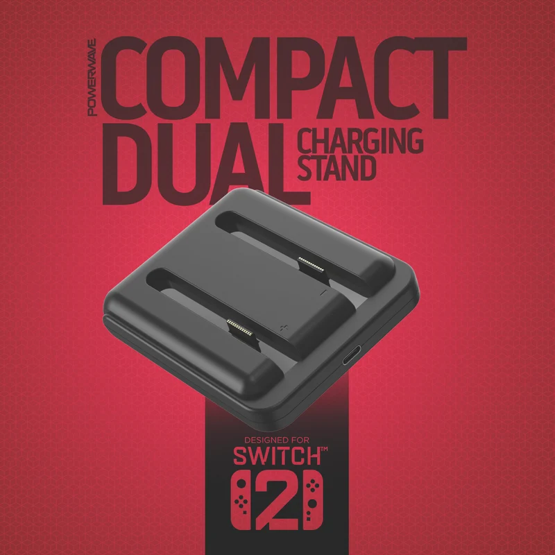 Powerwave Nintendo Switch 2 Compact Dual Charging Stand