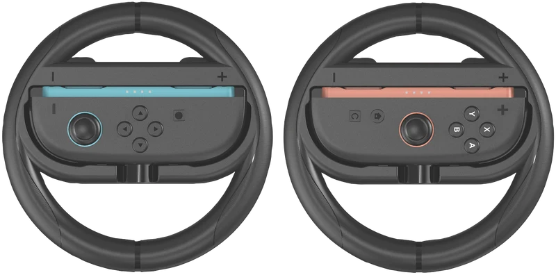 Powerwave Nintendo Switch 1 & Switch 2 Steering Wheel Twin Pack