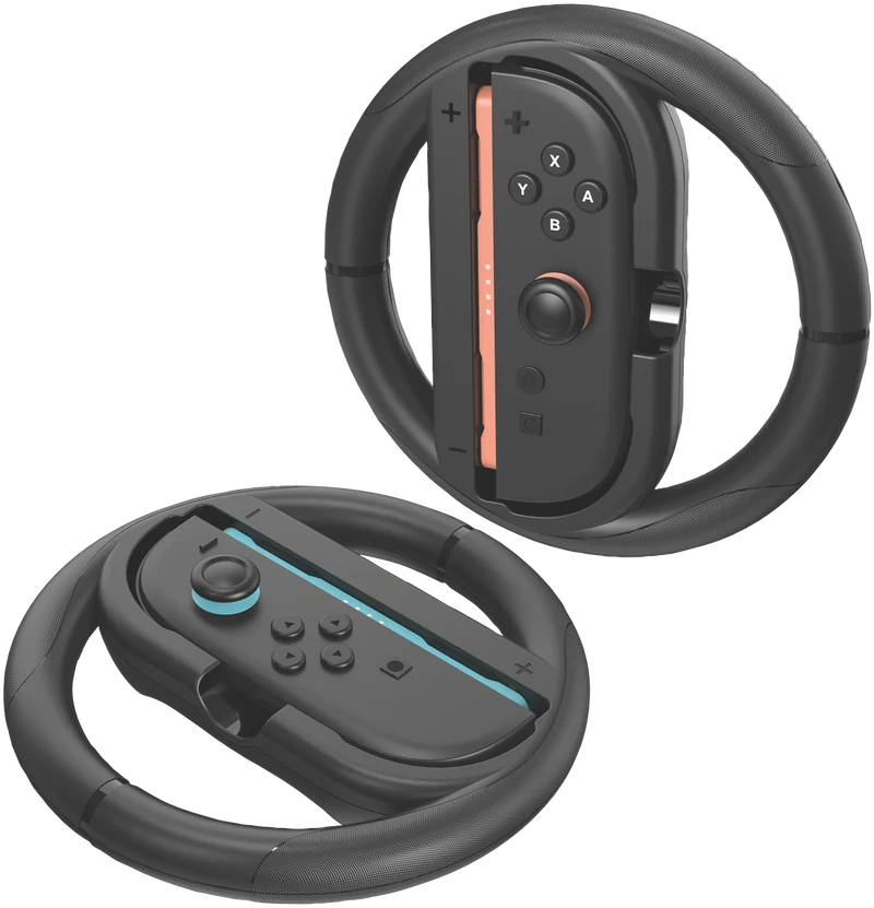 Powerwave Nintendo Switch 1 & Switch 2 Steering Wheel Twin Pack