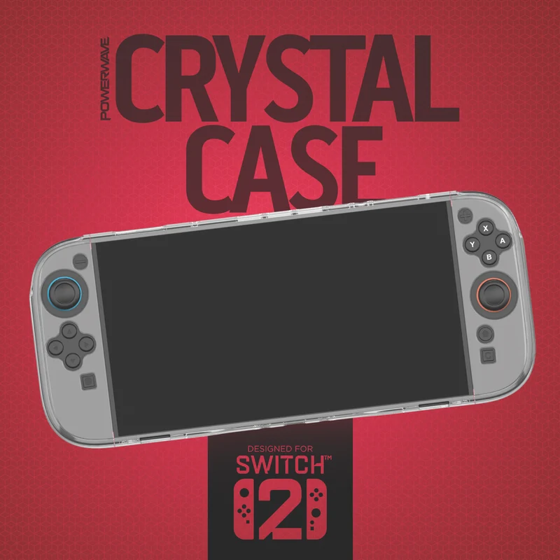 Powerwave Nintendo Switch 2 Crystal Case