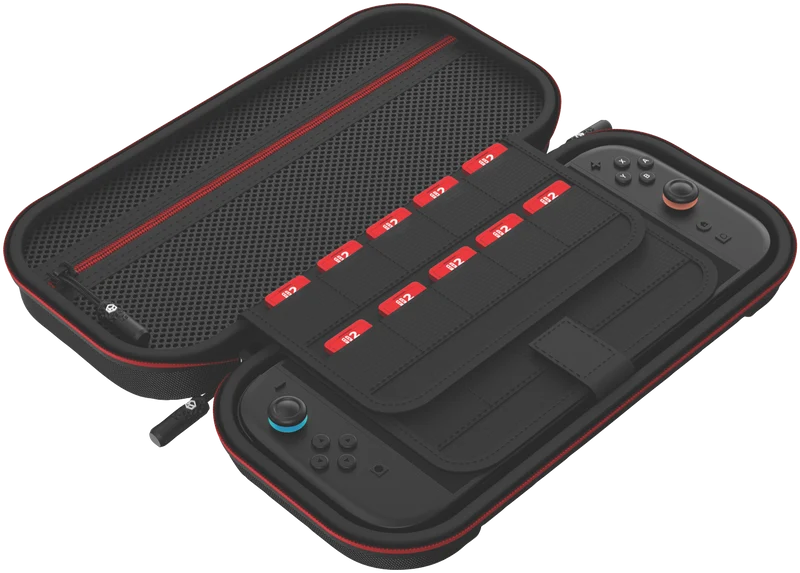 Powerwave Nintendo Switch 2 Premium Carry Case (Black Crimson)