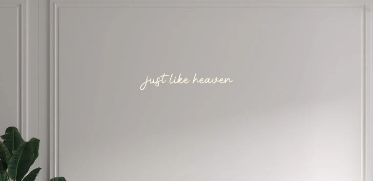 Custom text: just like heaven