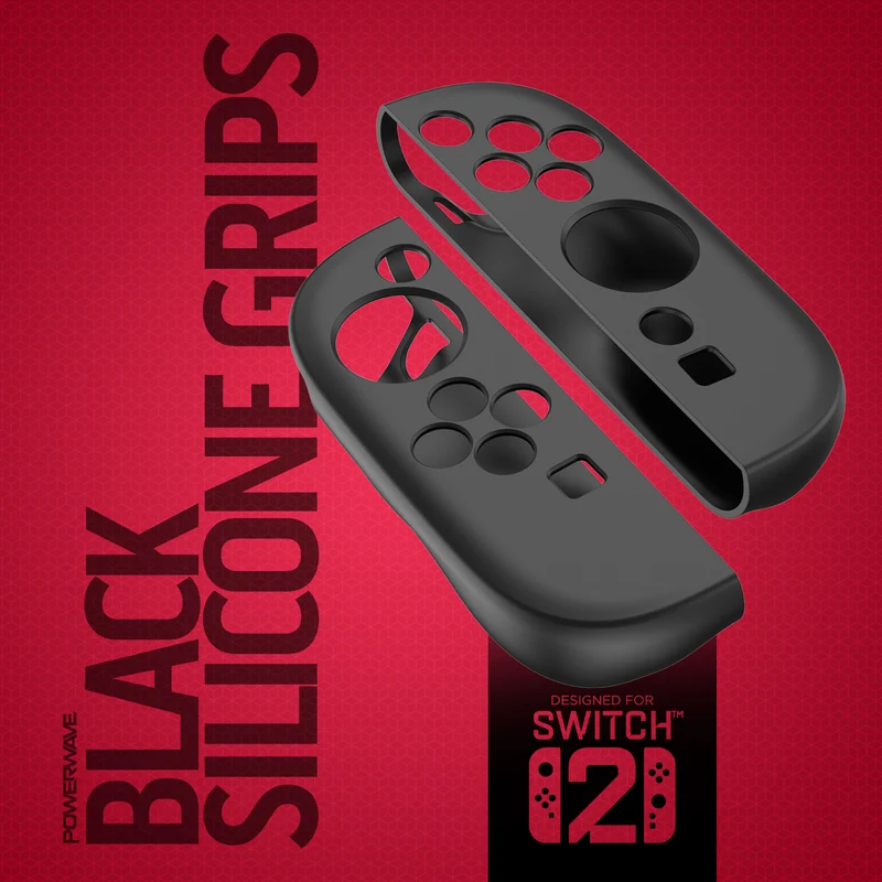 Powerwave Nintendo Switch 2 Silicone Grips (Black)