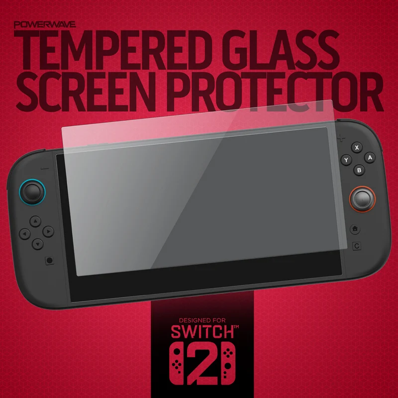 Powerwave Nintendo Switch 2 Tempered Glass Screen Protector