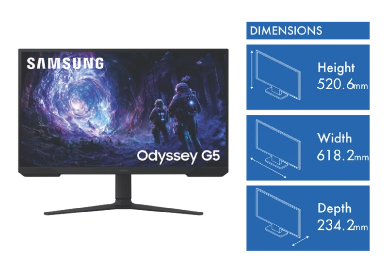Samsung 27" Odyssey G51F QHD Gaming Monitor