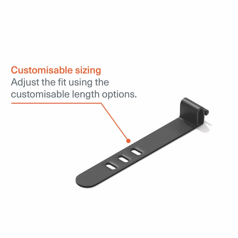 Cygnett Cable Tie Organisers 6 Pack (Black)