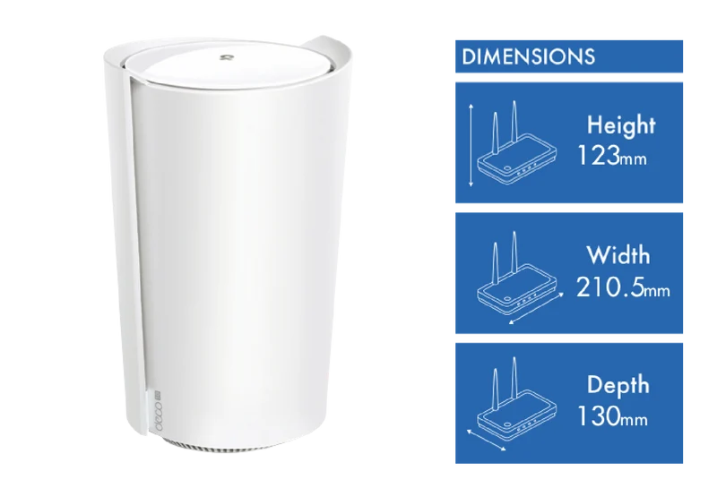 TP-LINK Deco 5G AX3000 Whole Home Mesh Wi-Fi 6 Gateway