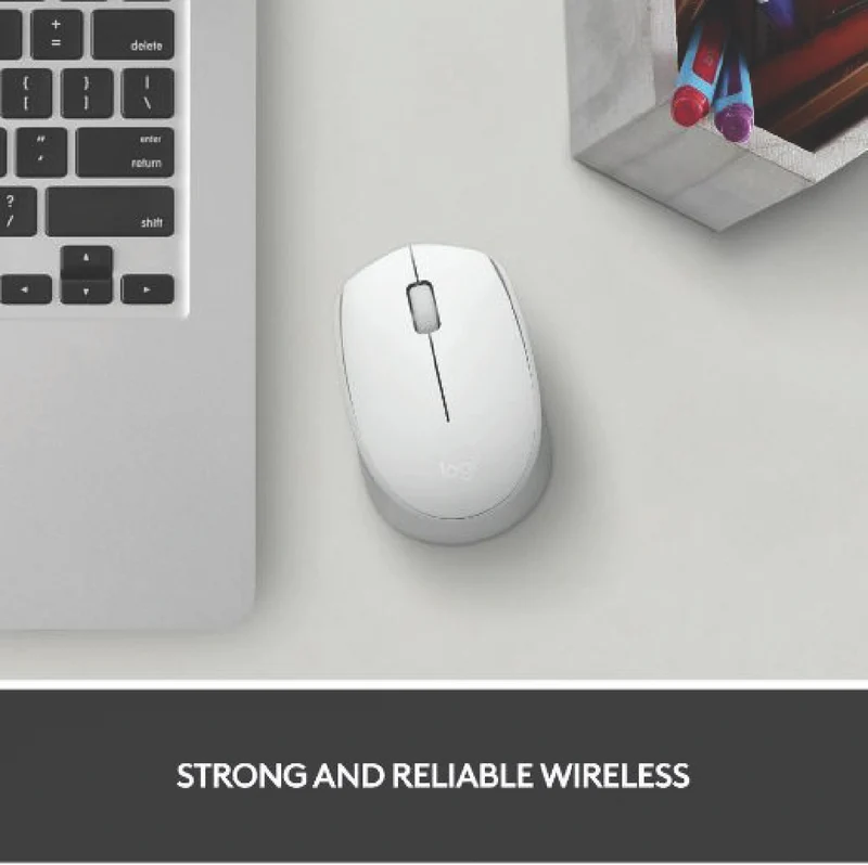 Logitech M171 Compact Wireless Mouse (Off White)