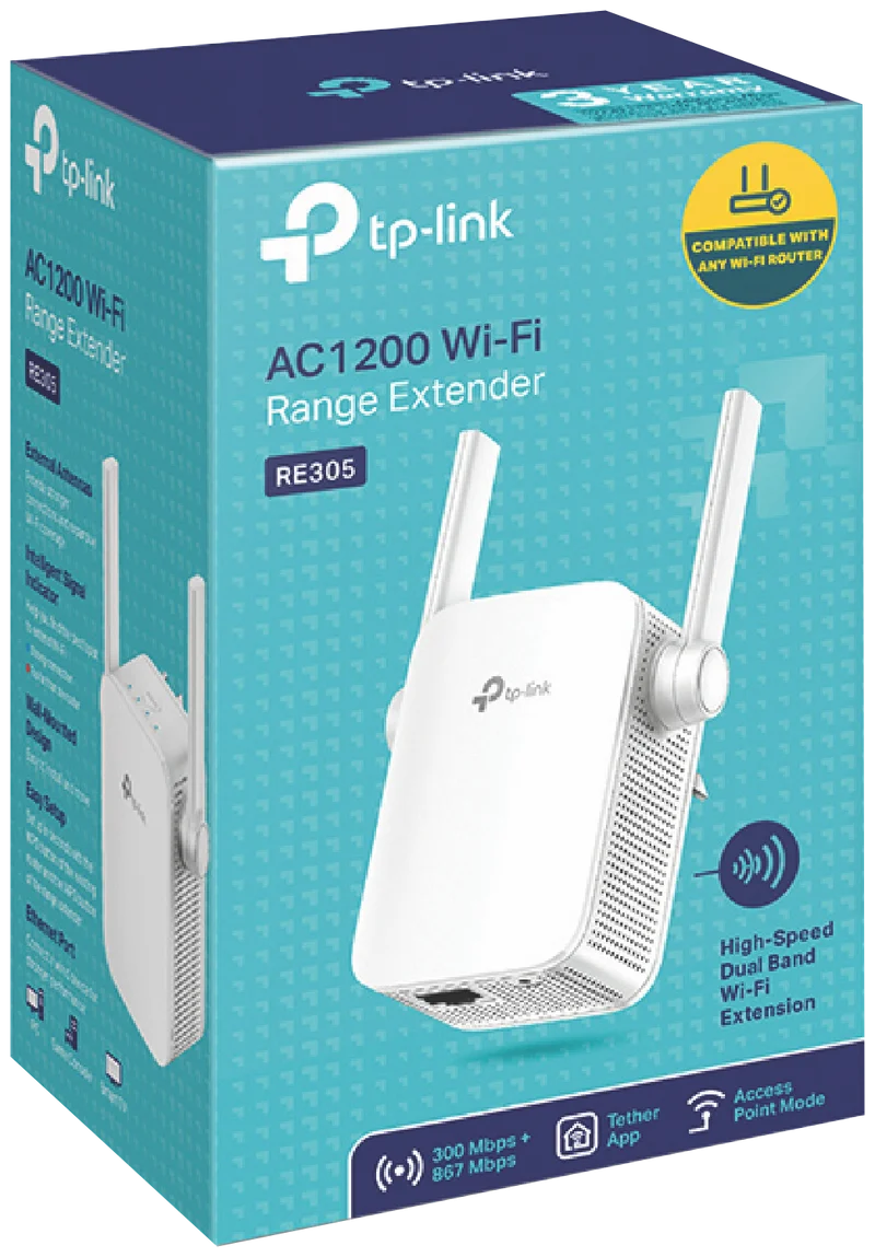 TP-LINK AC1200 Wi-Fi Range Extender