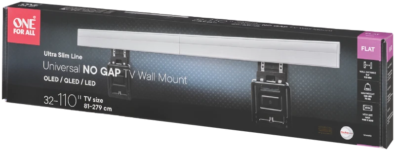 One For All Universal Ultraslim TV wall mount (Upto 110")