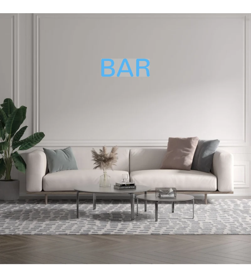 Custom text: BAR