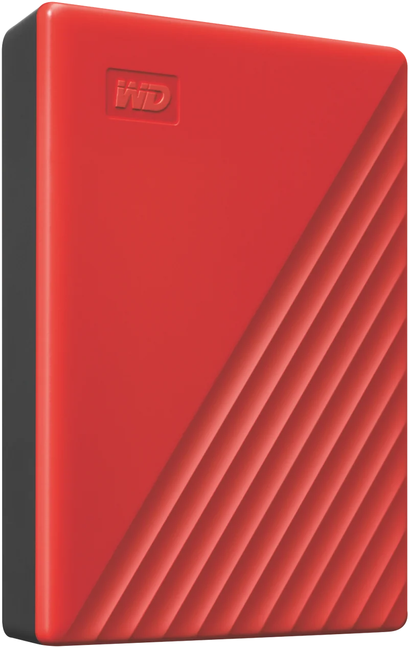 Western Digital 4TB My Passport Portable HDD (Red)