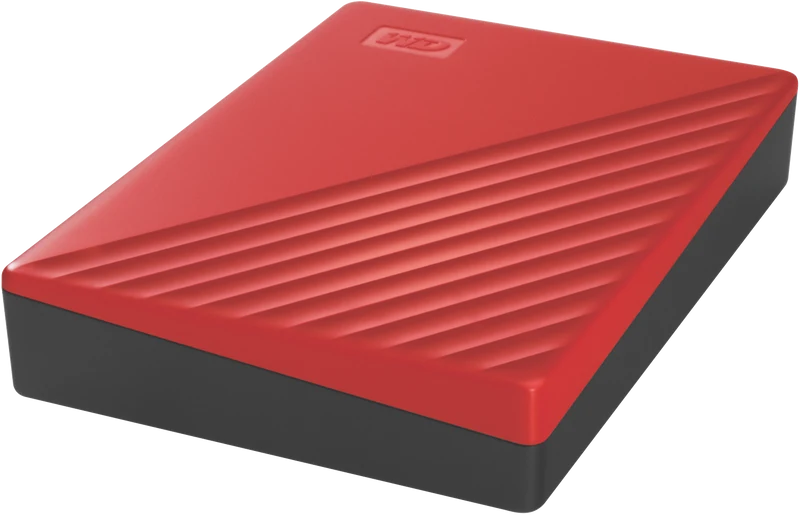 Western Digital 4TB My Passport Portable HDD (Red)