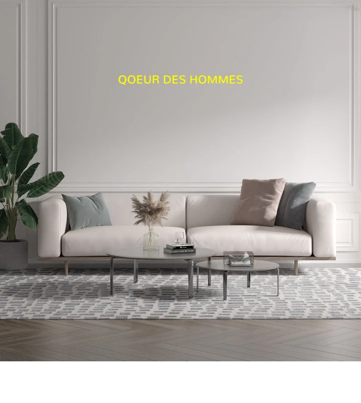 Custom text: QOEUR DES HOMMES