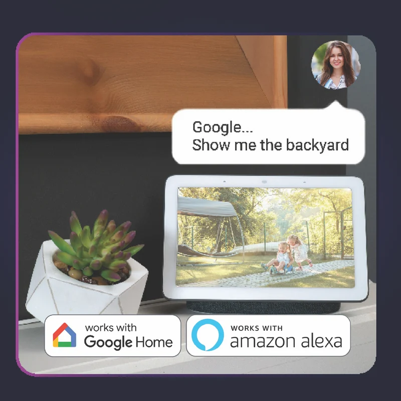 Connect SmartHome 2K Outdoor Pan & Tilt Camera with Solar