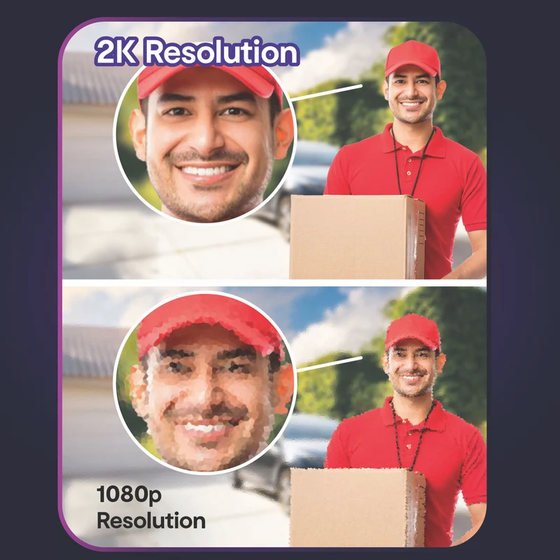 Connect SmartHome 2K Outdoor Pan & Tilt Camera 2 Pack