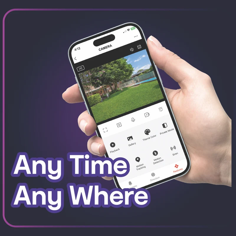 Connect SmartHome 2K Outdoor Pan & Tilt Camera 2 Pack