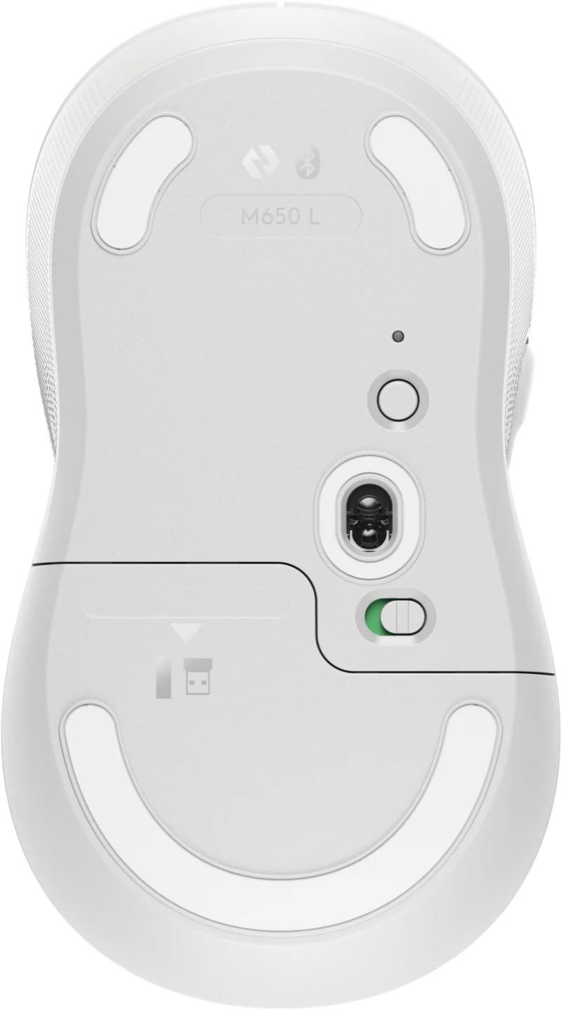 Logitech M650 Signature Wireless Mouse (Off White)