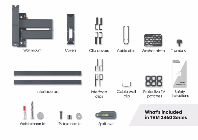 Vogels Full Motion+ OLED TV Wall Mount 32-65"