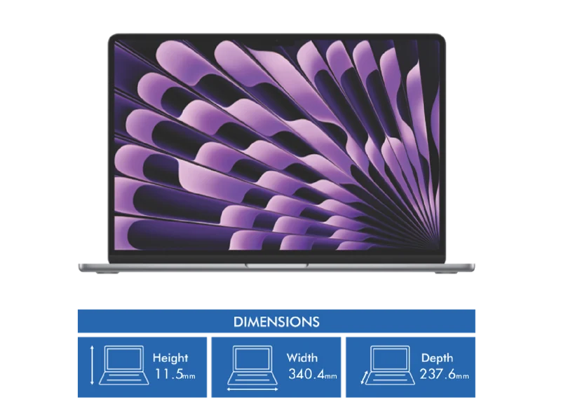 Apple MacBook Air 15" with M3 chip 24GB 512GB - Space Grey