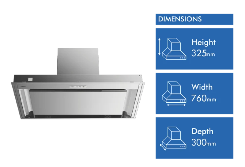 ASKO 76cm Concealed Rangehood