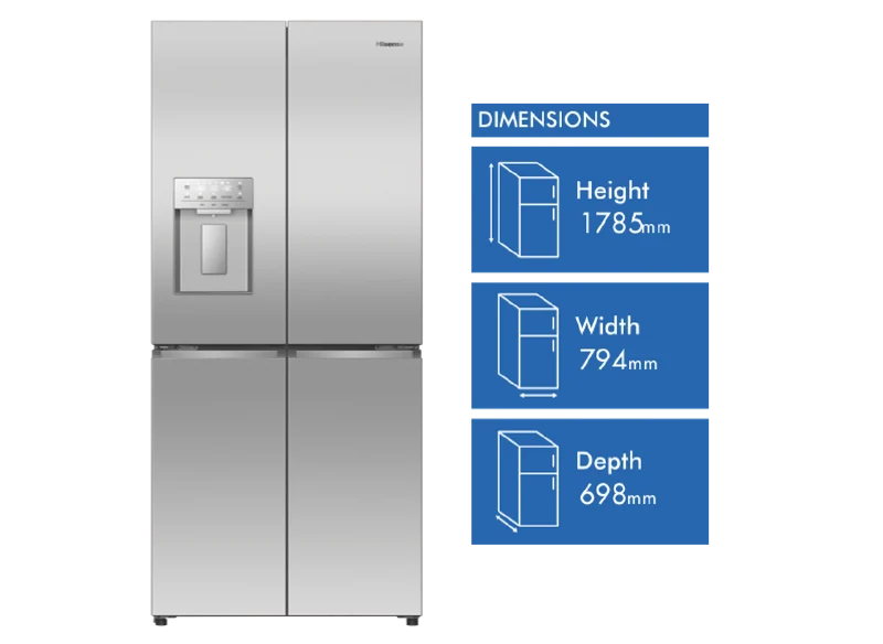 Hisense 483L French Door Refrigerator
