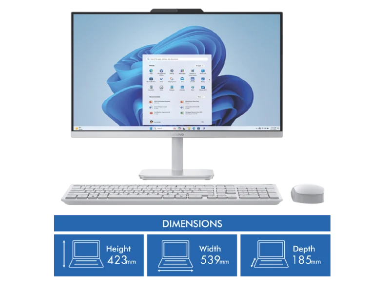 Lenovo 23.8" i3 8GB 512GB AIO