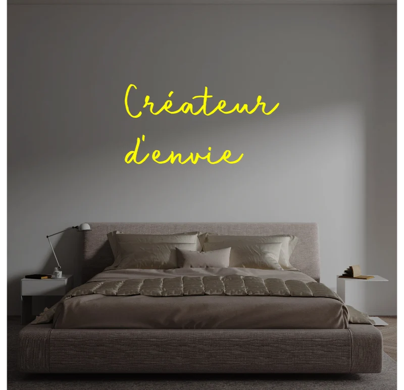 Custom text: Créateur d'envie