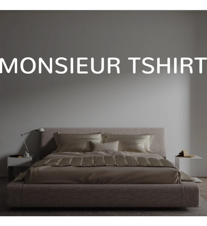 Custom text: MONSIEUR TSHIRT