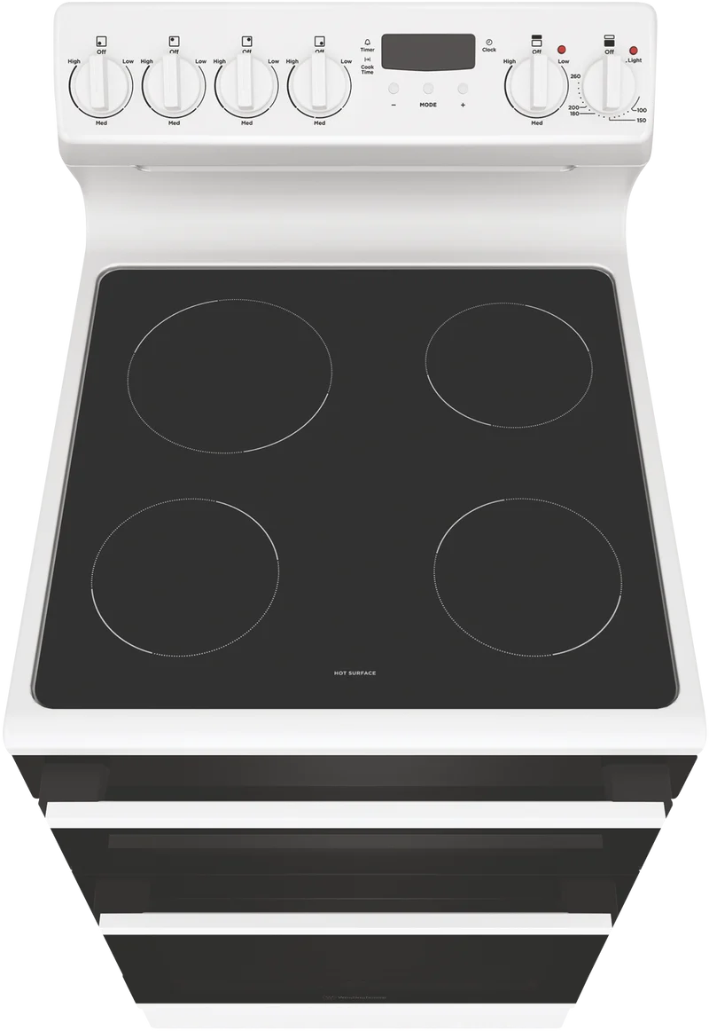 Westinghouse 54cm Electric Freestanding Oven, White