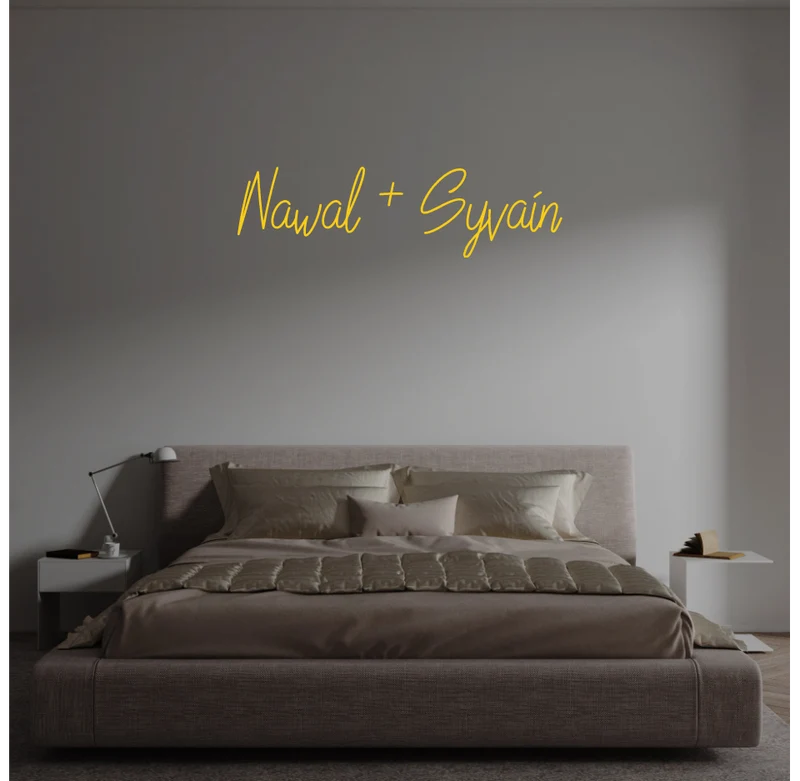 Custom text: Nawal + Syvain