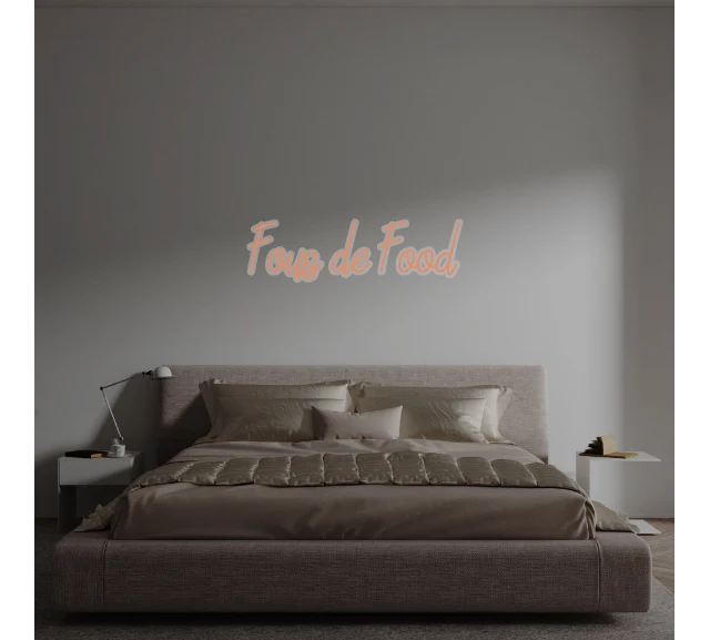 Custom text: Fous de Food
